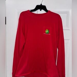Southern Tide Red Shirt with Green Logo